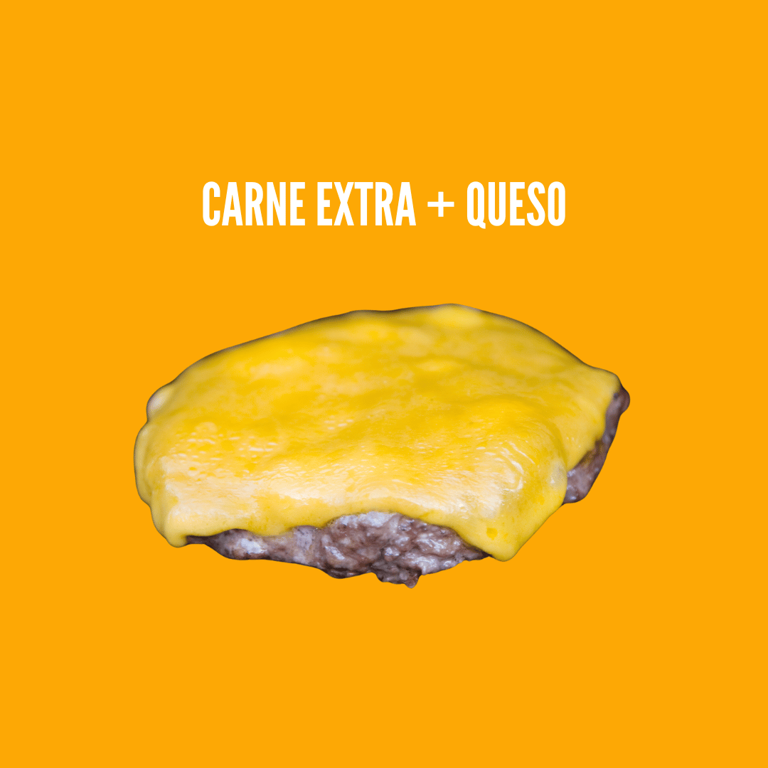 Carne extra + Queso